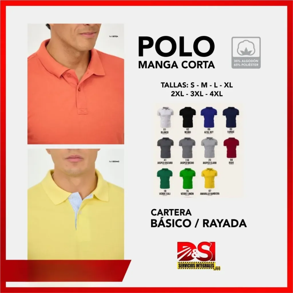 Polo Manga Corta – Básico / Rayado