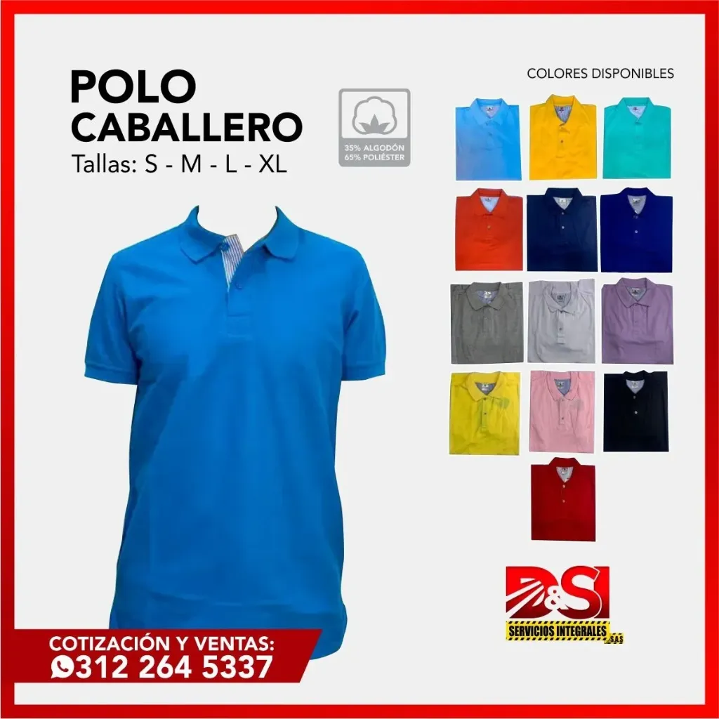 Polo Caballero Manga Corta y Manga Larga